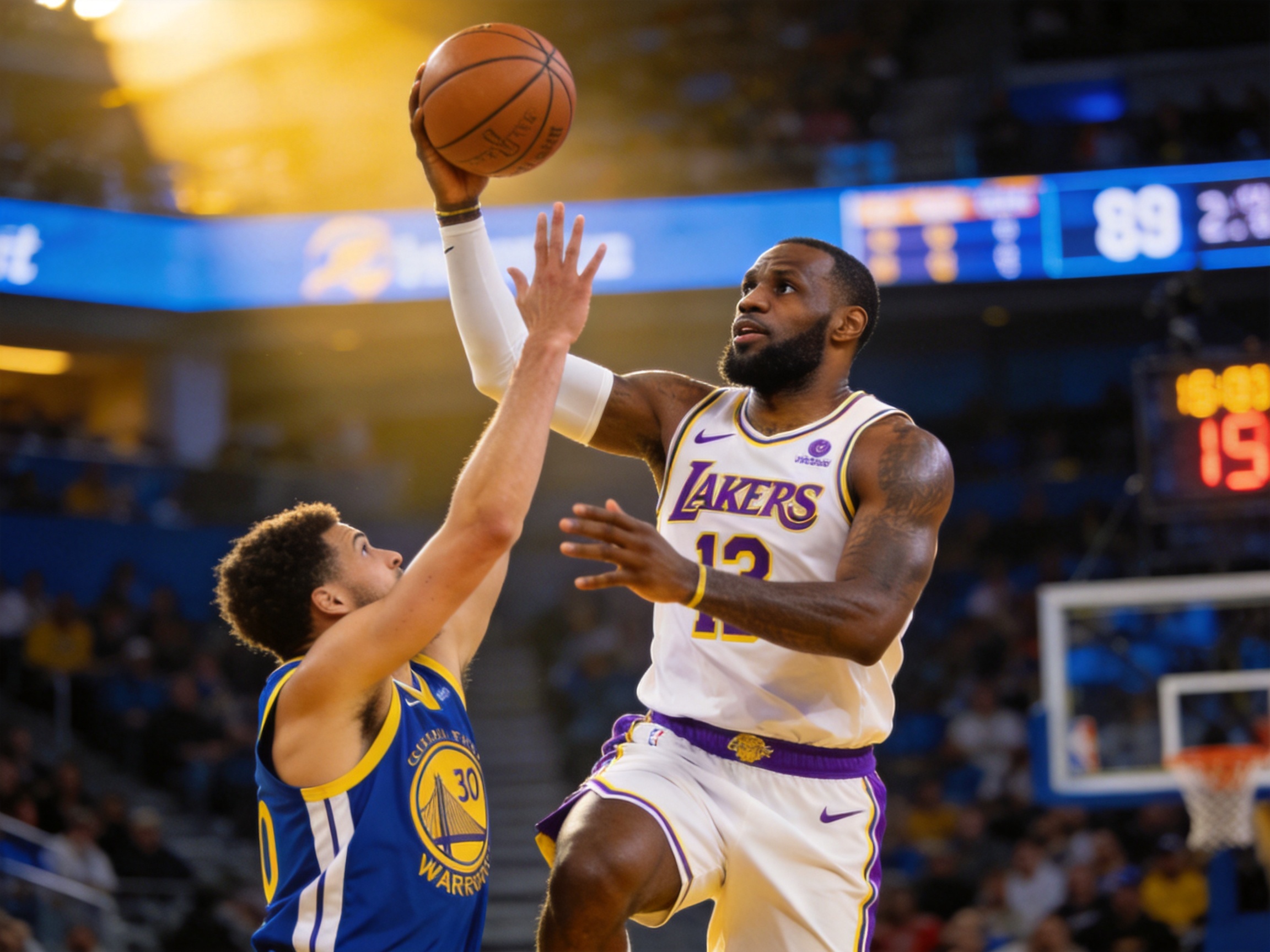 星空官网平台NBA战报：湖人绝杀勇士